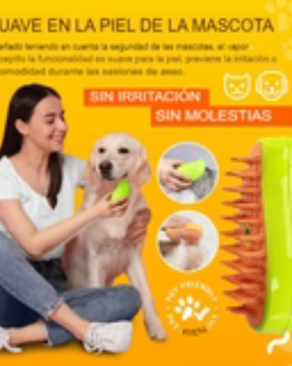 Cepillo a Vapor Para Mascotas