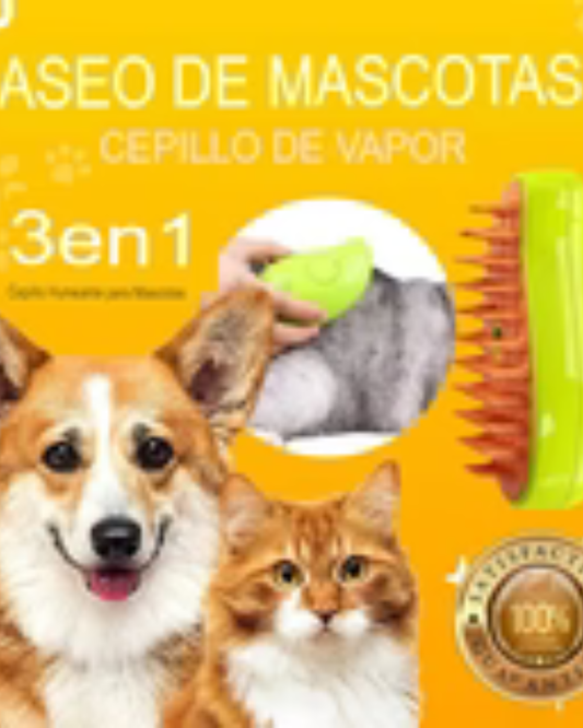 Cepillo a Vapor Para Mascotas
