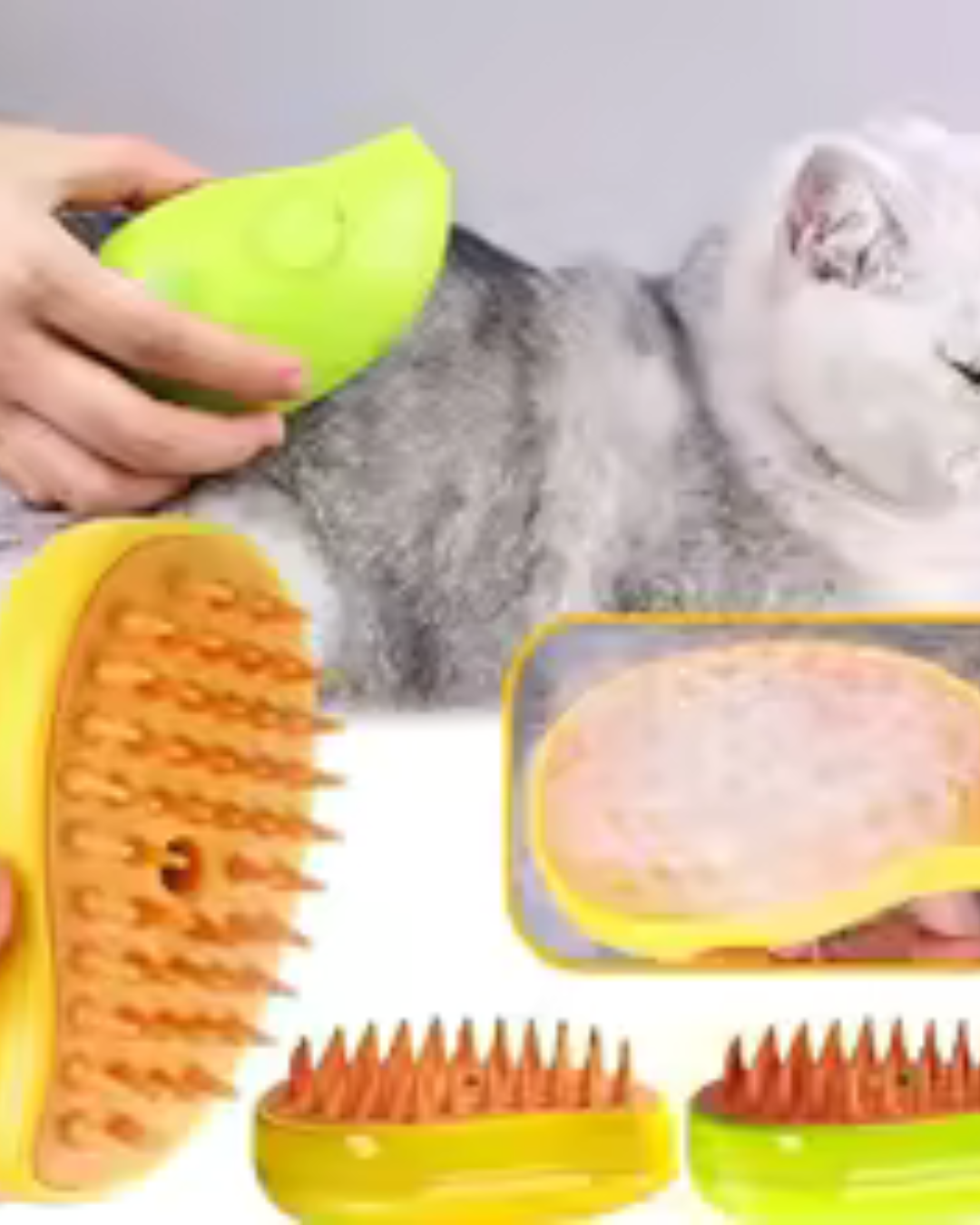 Cepillo a Vapor Para Mascotas