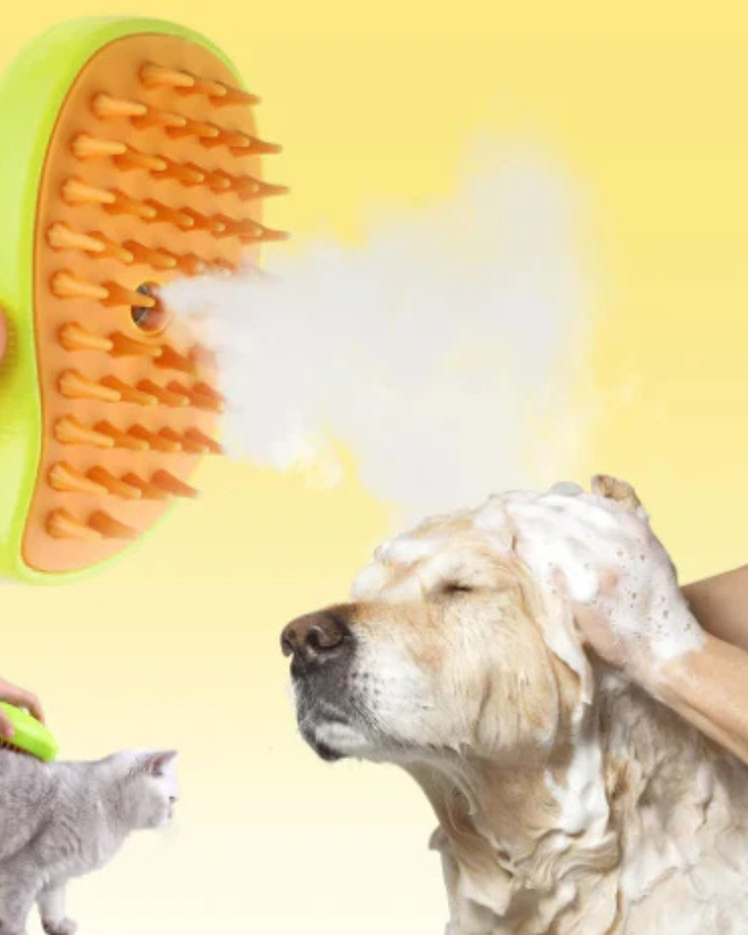 Cepillo a Vapor Para Mascotas